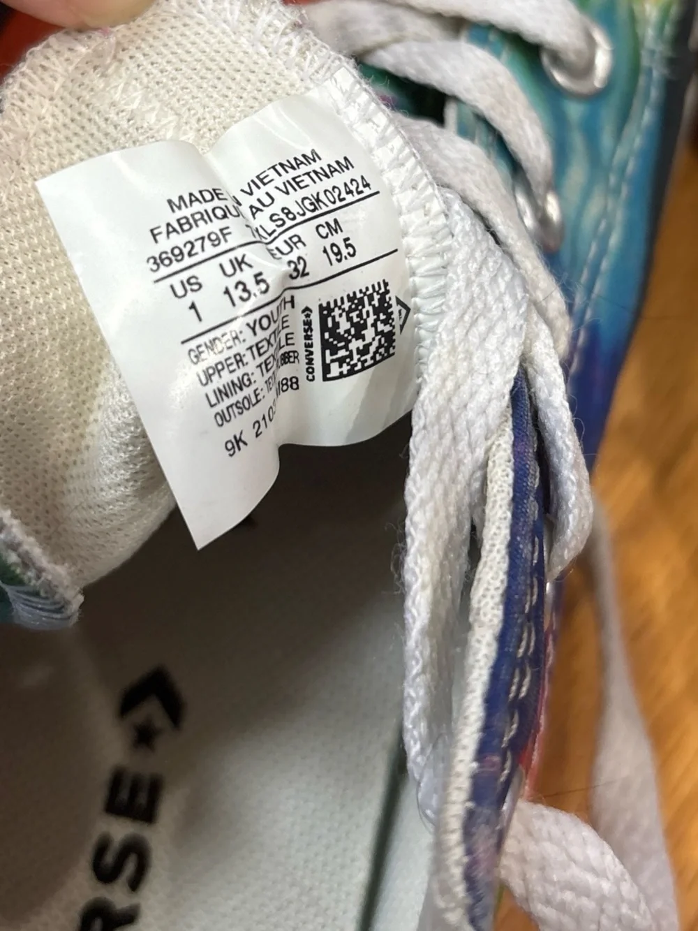Converse Kids Tie Dye Low Tops